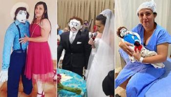 ميريفون روشا وزوجها الدمية