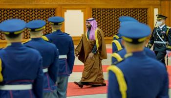 الأمير محمد بن سلمان بن عبدالعزيز ولي العهد السعودي في سيول