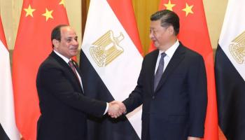 الرئيسان الصيني والمصري