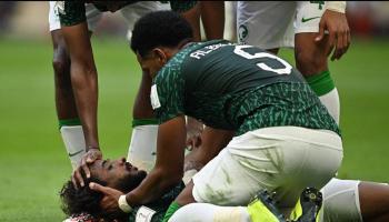 ياسر الشهراني من مباراة السعودية والأرجنتين
