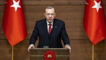  الرئيس التركي رجب طيب أردوغان