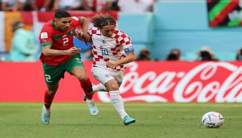 منتخب المغرب ضد كرواتيا
