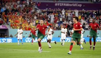 من مباراة البرتغال وغانا
