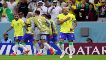 من مباراة البرازيل وصربيا في كأس العالم 2022