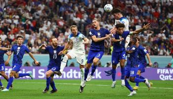 من مباراة إنجلترا وأمريكا في كأس العالم 2022