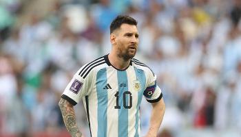 ليونيل ميسي قائد منتخب الأرجنتين