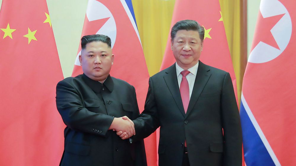 Xi Jinping et Kim Jong-Un