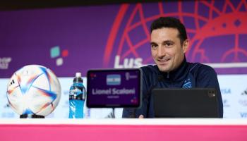 ليونيل سكالوني مدرب منتخب الأرجنتين