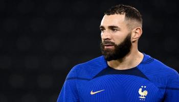 كريم بنزيما مهاجم منتخب فرنسا