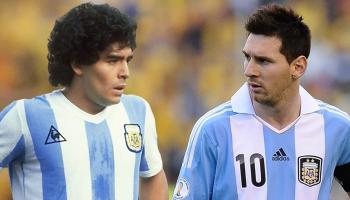 Messi et Maradona