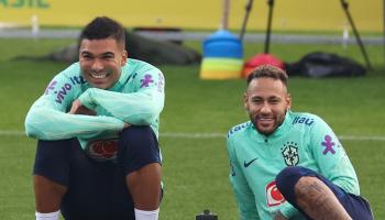 نيمار وكاسيميرو في منتخب البرازيل