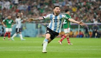 ليونيل ميسي قائد منتخب الأرجنتين