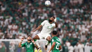 من مباراة السعودية والمكسيك في كأس العالم 2022