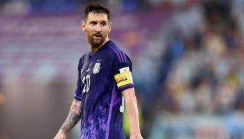 ليونيل ميسي قائد منتخب الأرجنتين
