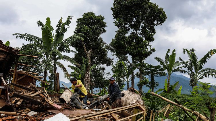 L'île de Java après le tremblement de terre