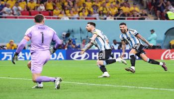 ليونيل ميسي قائد منتخب الأرجنتين