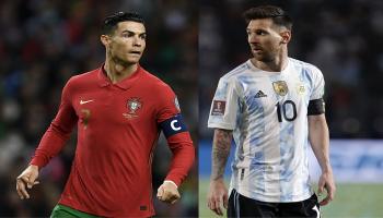 عدد أهداف ميسي ورونالدو في الأدوار الإقصائية لكأس العالم