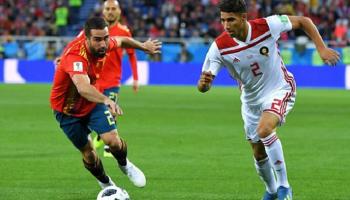 المغرب وإسبانيا في كأس العالم 2018 