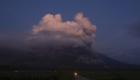 ویدئو | ابر‌های خاکستری در آسمان اندونزی