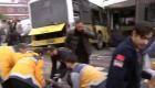  İstanbul'da tramvay  İETT otobüsüyle çarpıştı:4'ü ağır, 19 yaralı