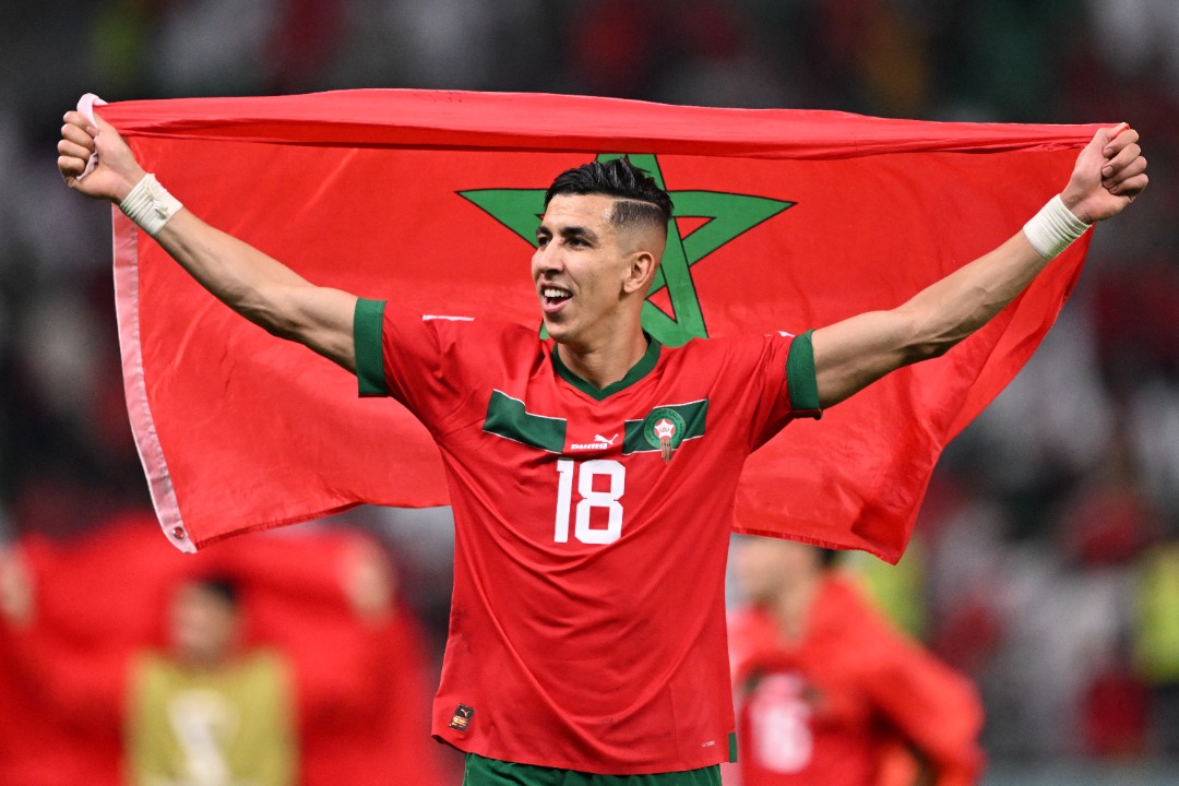 Les Joueurs Marocains Ont Célébré Leur Victoire Contre L'Espagne Avec Le Drapeau  Palestinien - I24NEWS - I24NEWS