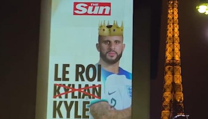 Le quotidien anglais The Sun s’offre des pubs à Paris à la veille du choc Angleterre-France