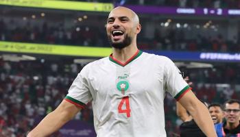 سفيان أمرابط نجم منتخب المغرب