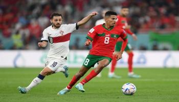 المغربي عز الدين أوناحي أمام البرتغال