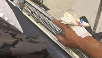 الصورة التي نشرها الفنان المصري أوس أوس