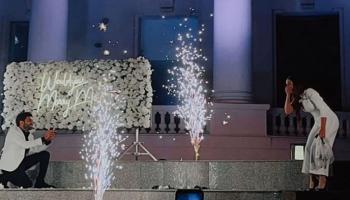 نور بدر ونور إيهاب لحظة عرض الزواج