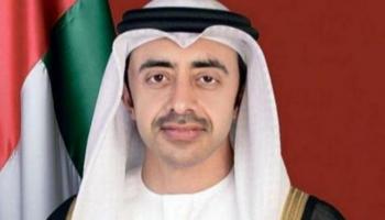 الشيخ عبدالله بن زايد آل نهيان وزير الخارجية والتعاون الدولي الإماراتي