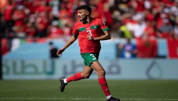 نصير مزراوي بقميص المنتخب المغربي