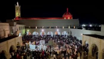 جانب من احتفالات العراقيين بعيد الميلاد