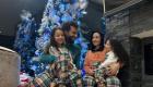 عکس خانوادگی صلاح با درخت کریسمس جنجالی شد!