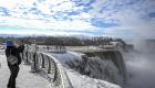آبشار نیاگارا هم یخ زد! (+تصاویر)