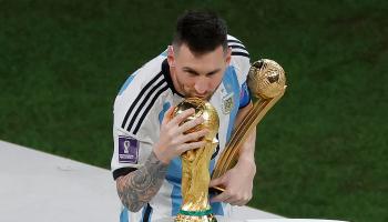 ليونيل ميسي لاعب الأرجنتين وباريس سان جيرمان