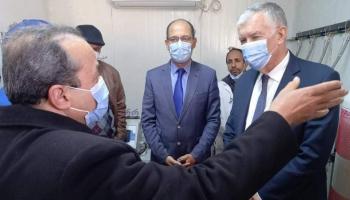 سفير فرنسا في تونس خلال الزيارة تطاوين