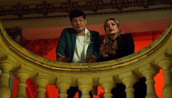 مشهد من مسلسل منورة بأهلها
