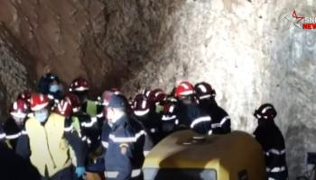 لحظة خروج الطفل ريان من البئر