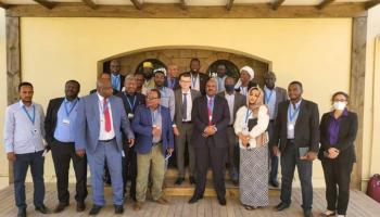 جانب من لقاء المبعوث الأممي وقوى الحرية والتغيير  السودانية