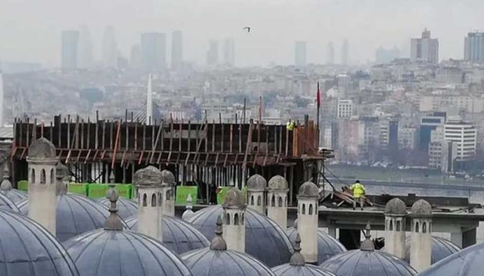 Süleymaniye'nin önünde yükselen İlim Yayma Vakfı binası: Süre doluyor