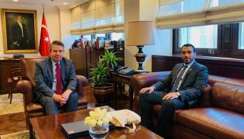 السفير الإماراتي والمسؤول التركي 