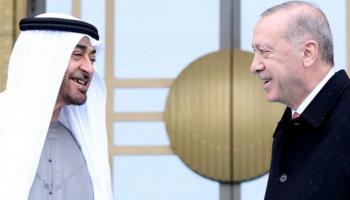 الشيخ محمد بن زايد آل نهيان والرئيس التركي