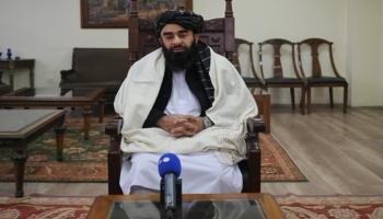 ذبيح الله مجاهد المتحدث باسم طالبان 