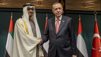 الشيخ محمد بن زايد آل نهيان والرئيس أردوغان - أرشيفية