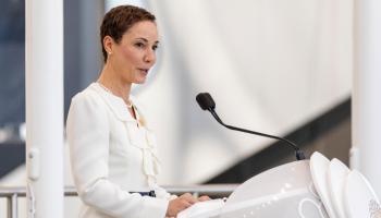 كامينا جونسون وزيرة الخارجية والتجارة الخارجية في جامايكا
