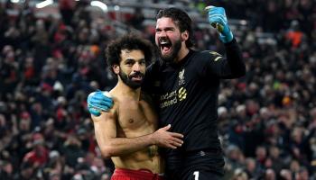 أليسون بيكر ومحمد صلاح نجما ليفربول