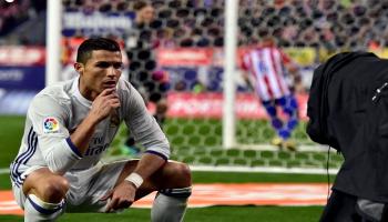 كريستيانو رونالدو أمام أتلتيكو مدريد
