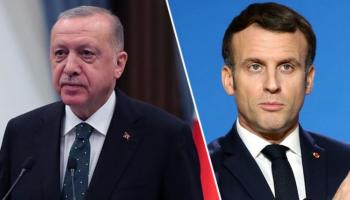 الرئيسان التركي والفرنسي
