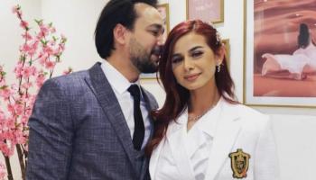 منة عرفة وزوجها محمود المهدي